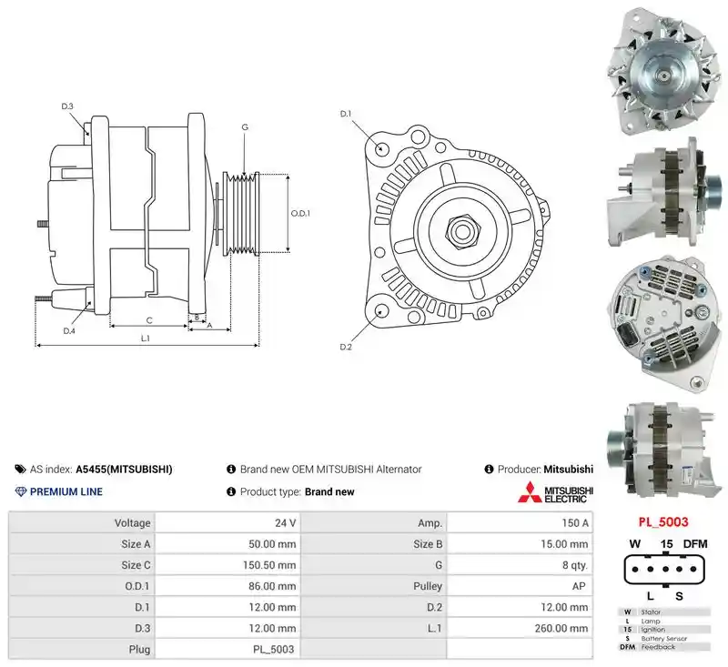 AS-PL A5455(MITSUBISHI)