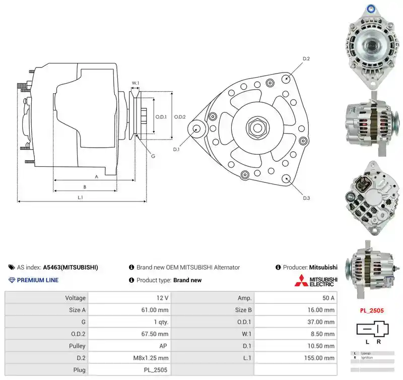 AS-PL A5463(MITSUBISHI)