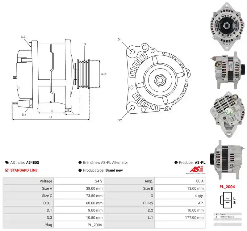 AS-PL A5480S