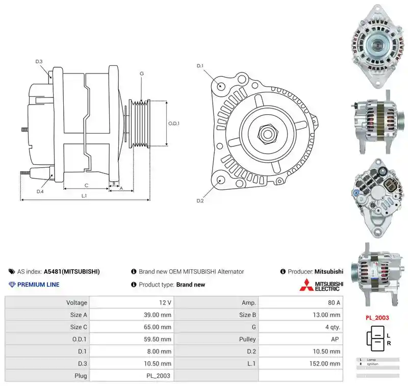 AS-PL A5481(MITSUBISHI)
