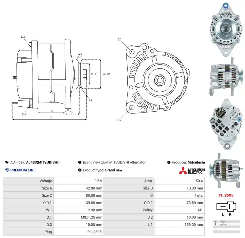 AS-PL A5483(MITSUBISHI)