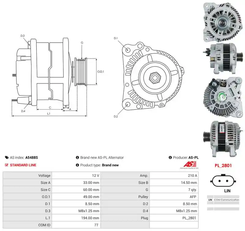 AS-PL A5488S