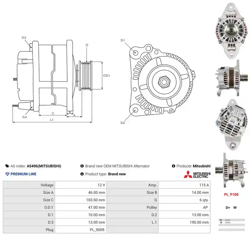 AS-PL A5496(MITSUBISHI)