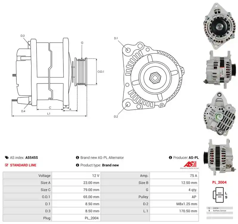 AS-PL A5545S