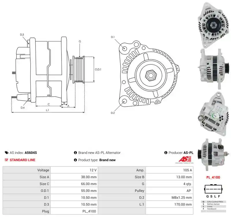 AS-PL A5604S