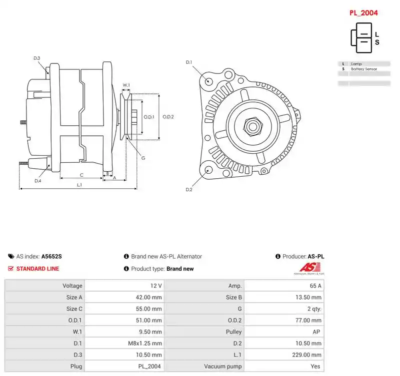AS-PL A5652S