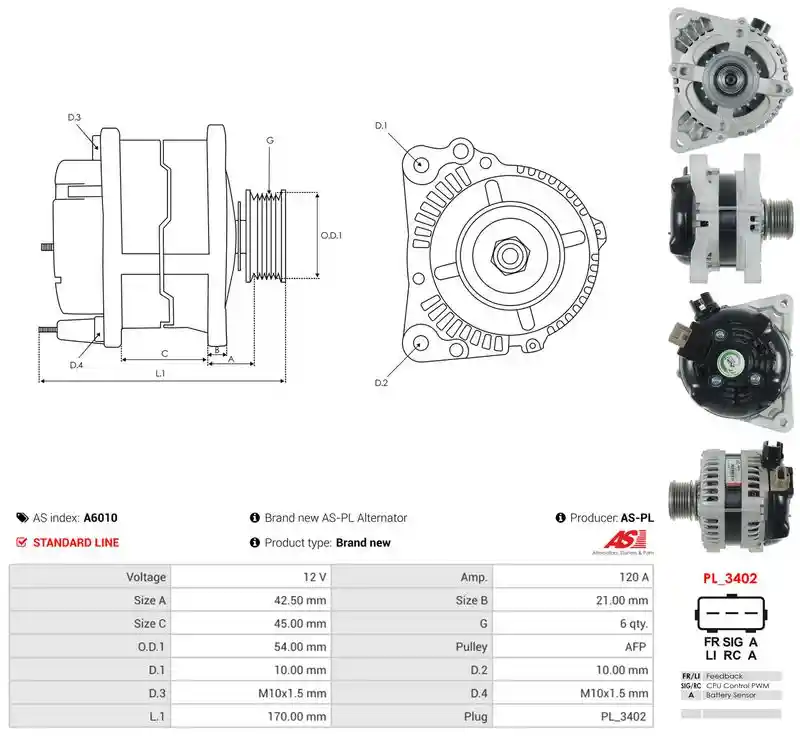 AS-PL A6010 AS-PL A6010
