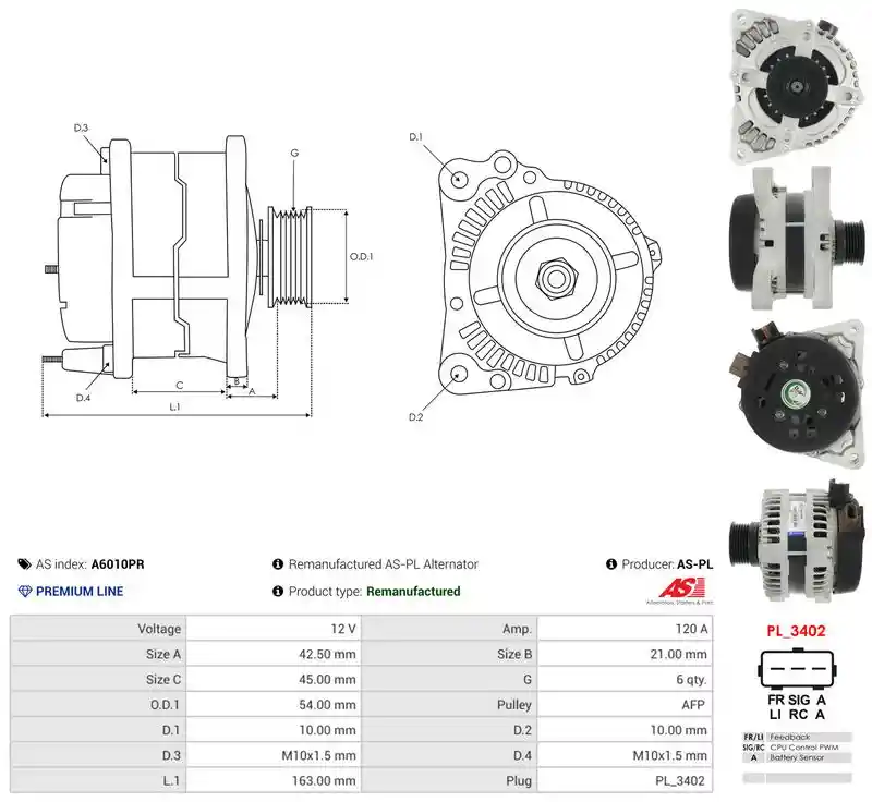 AS-PL A6010PR AS-PL A6010PR