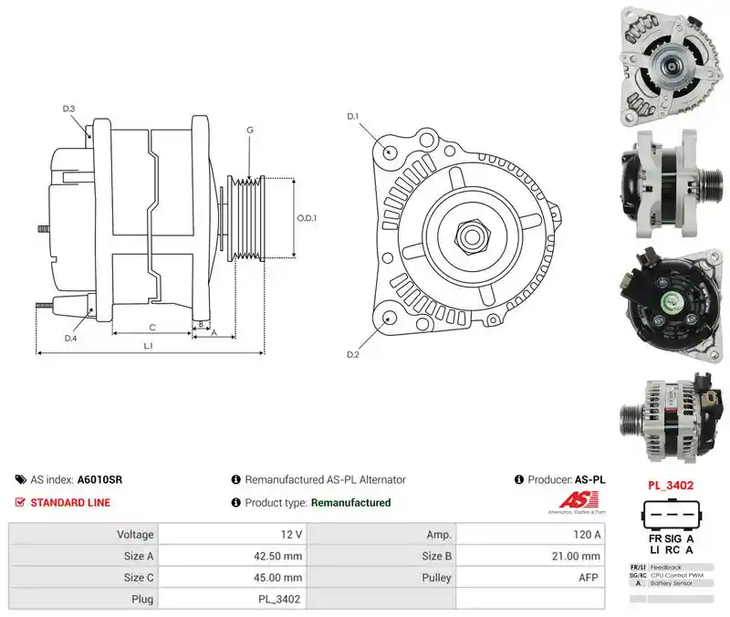 AS-PL A6010SR AS-PL A6010SR