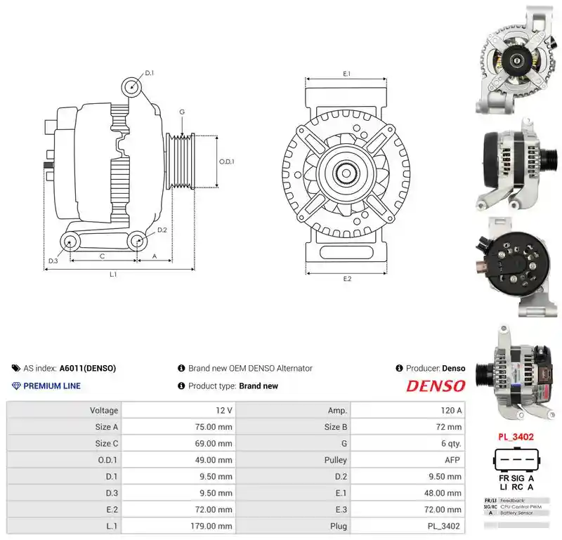 AS-PL A6011(DENSO)