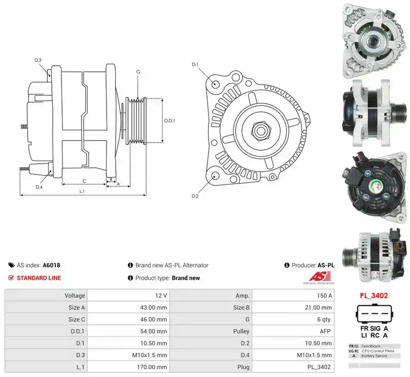 AS-PL A6018 AS-PL A6018