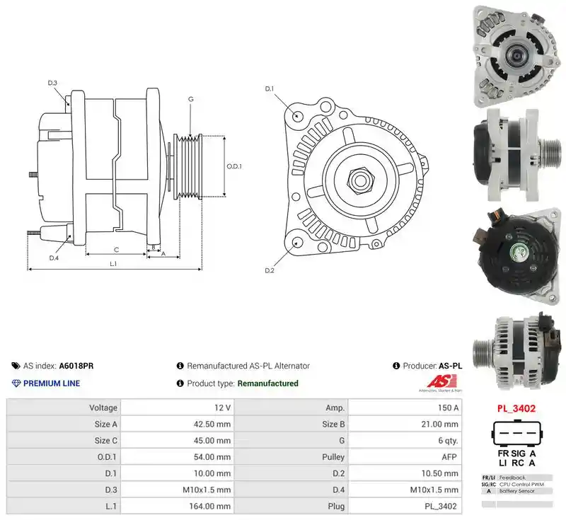AS-PL A6018PR AS-PL A6018PR
