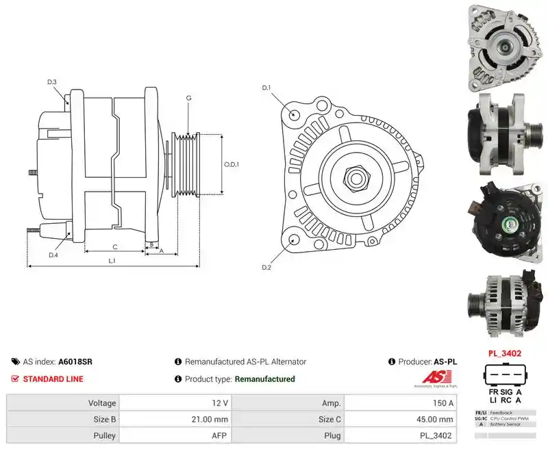 AS-PL A6018SR AS-PL A6018SR
