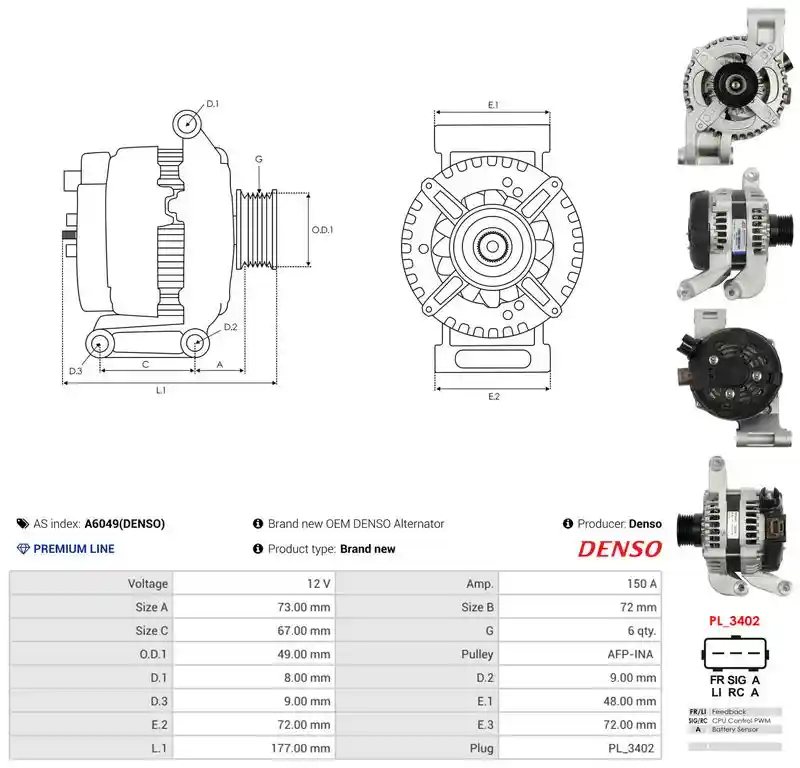 AS-PL A6049(DENSO)