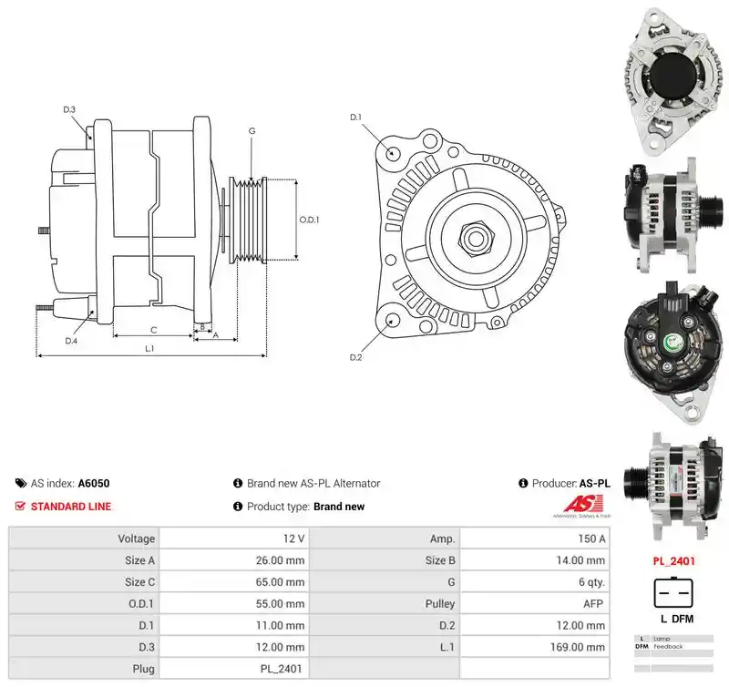 AS-PL A6050 AS-PL A6050