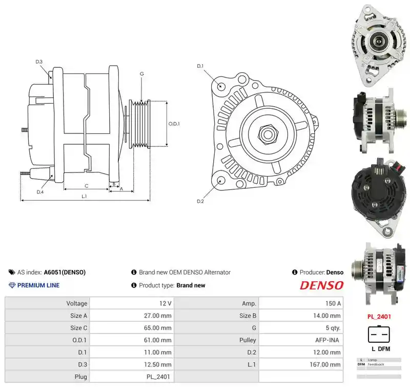 AS-PL A6051(DENSO)