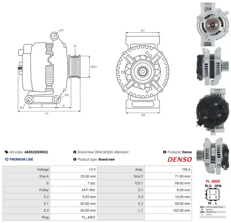 AS-PL A6052(DENSO)