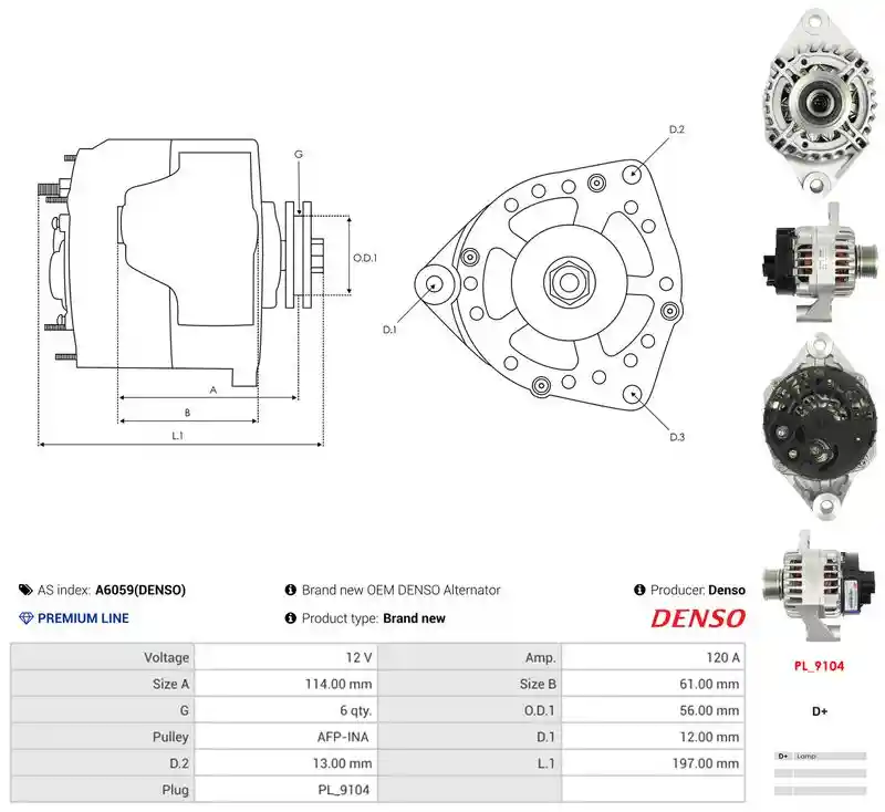 AS-PL A6059(DENSO) AS-PL A6059(DENSO)