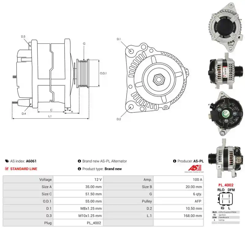 AS-PL A6061 AS-PL A6061