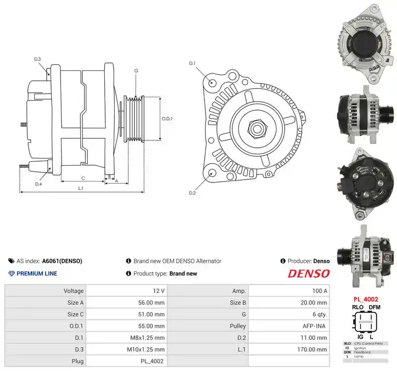 AS-PL A6061(DENSO) AS-PL A6061(DENSO)