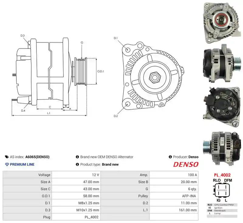 AS-PL A6065(DENSO)