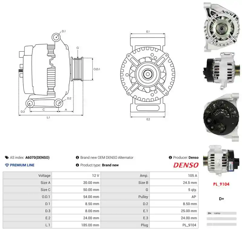 AS-PL A6070(DENSO)