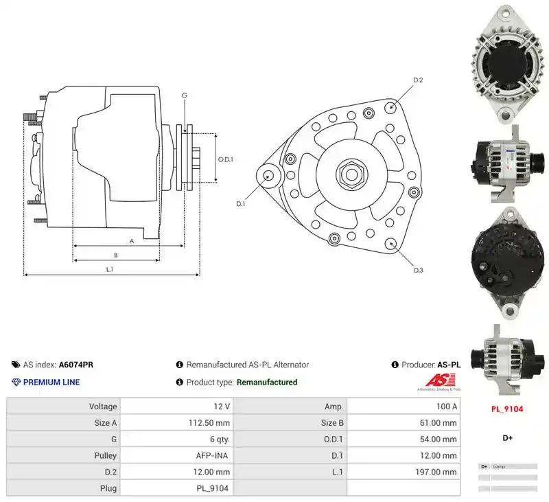 AS-PL A6074PR