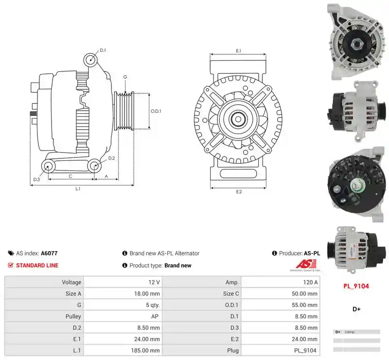 AS-PL A6077 AS-PL A6077