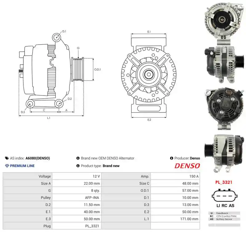AS-PL A6080(DENSO)