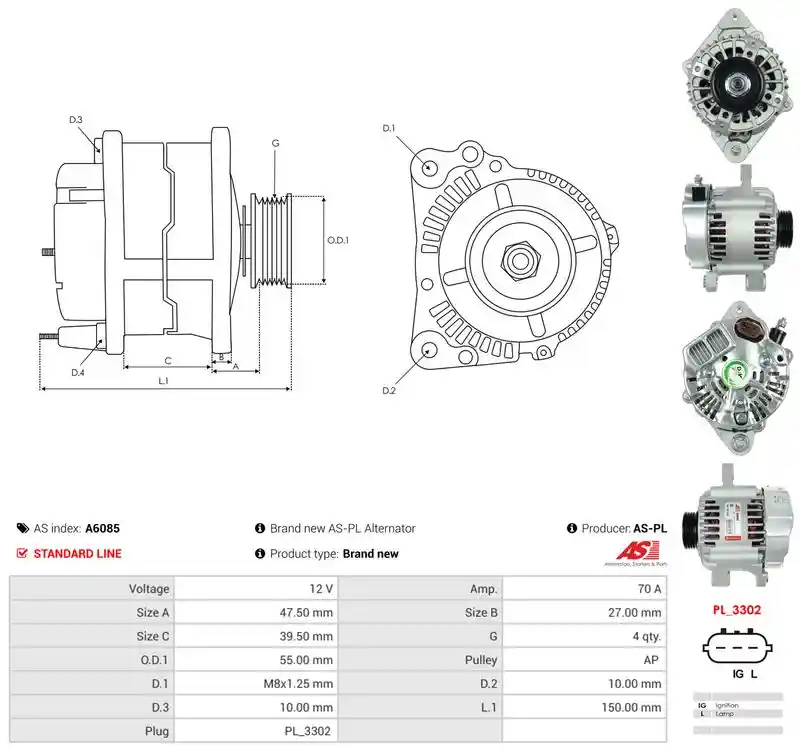 AS-PL A6085