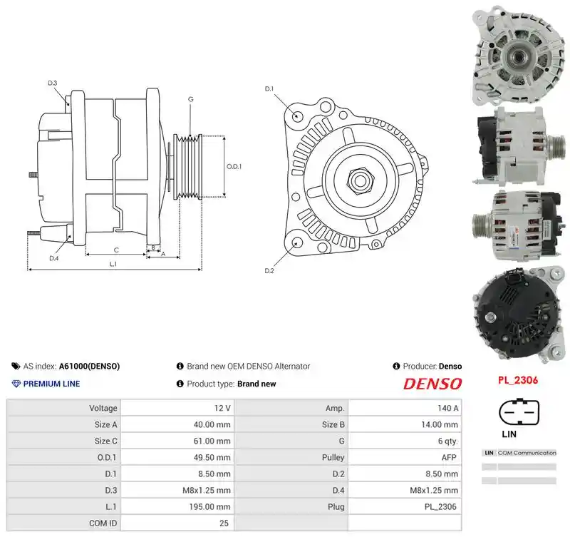 AS-PL A61000(DENSO)