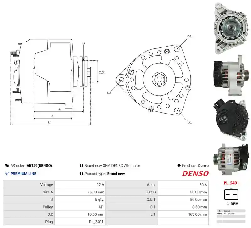 AS-PL A6129(DENSO)