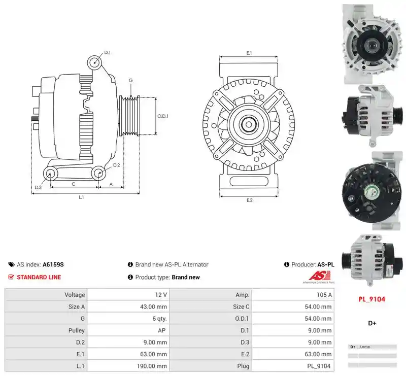 AS-PL A6159S AS-PL A6159S