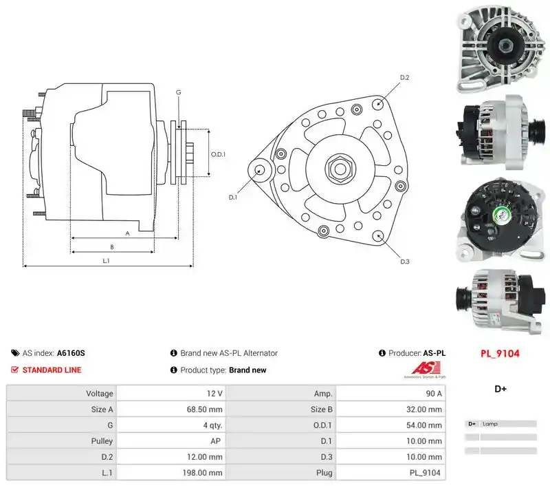 AS-PL A6160S AS-PL A6160S