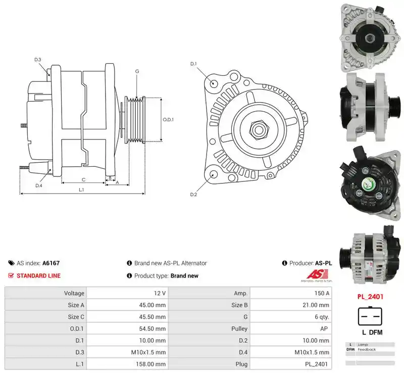 AS-PL A6167 AS-PL A6167