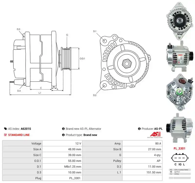 AS-PL A6201S