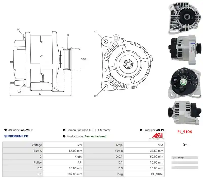AS-PL A6228PR AS-PL A6228PR