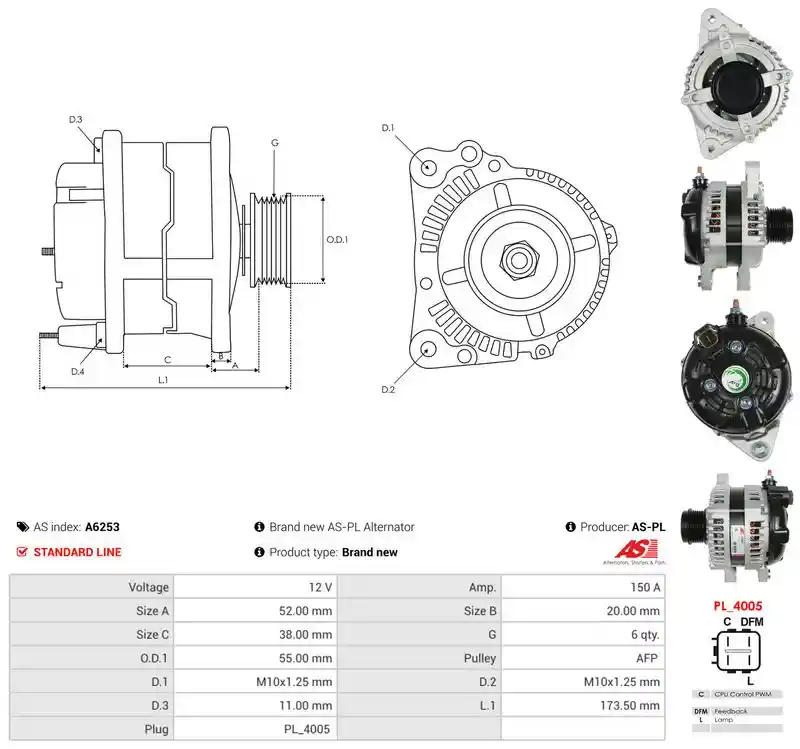 AS-PL A6253 AS-PL A6253