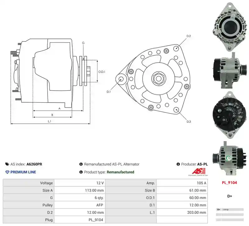 AS-PL A6260PR