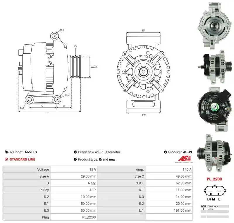 AS-PL A6511S