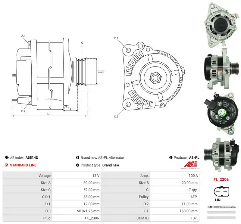 AS-PL A6514S