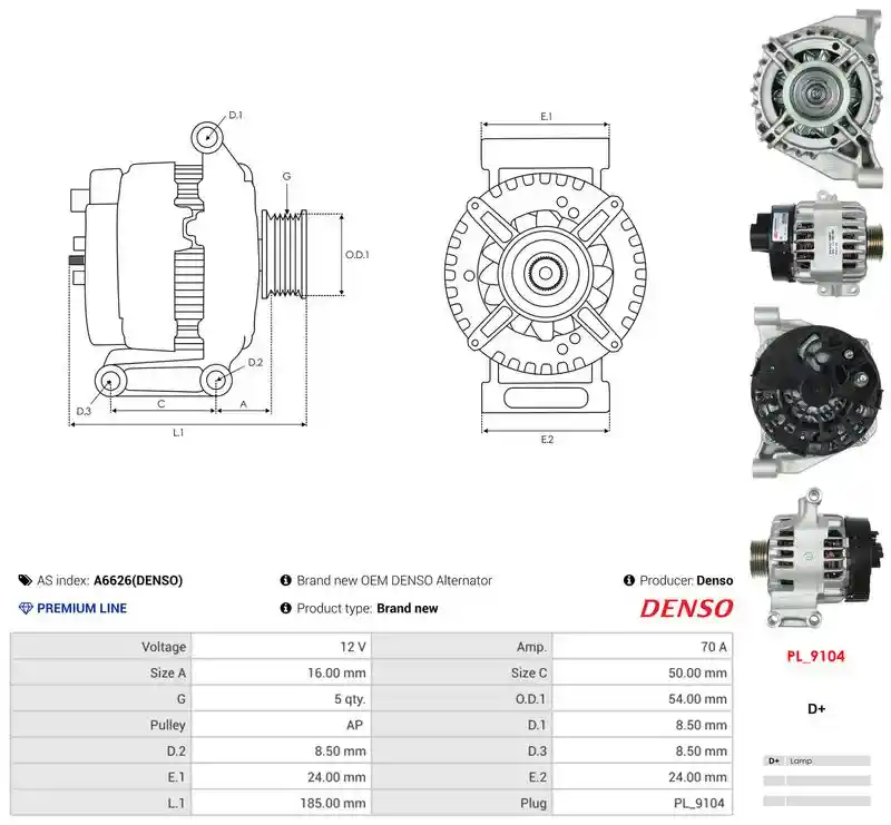AS-PL A6626(DENSO)