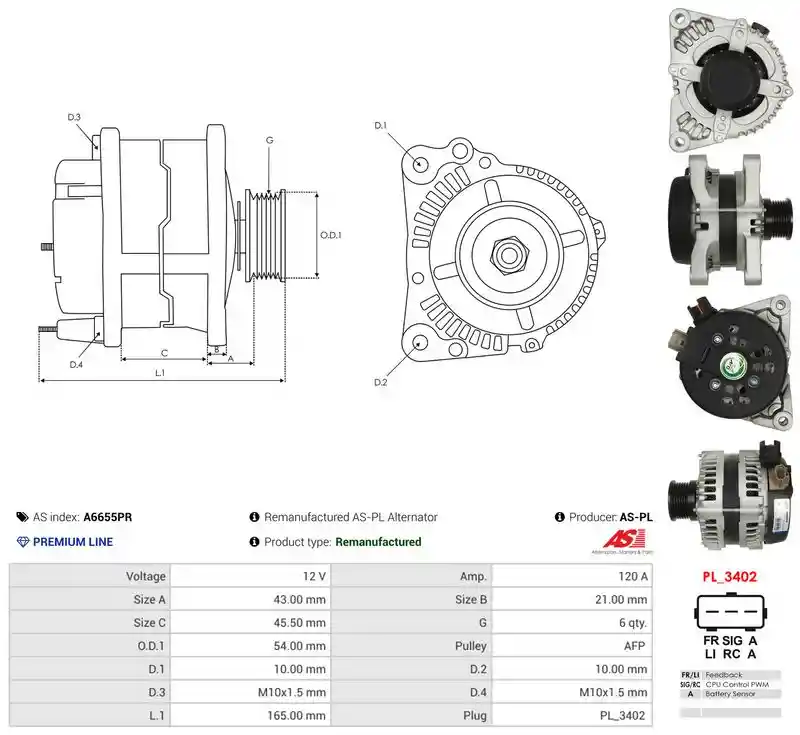 AS-PL A6655PR AS-PL A6655PR