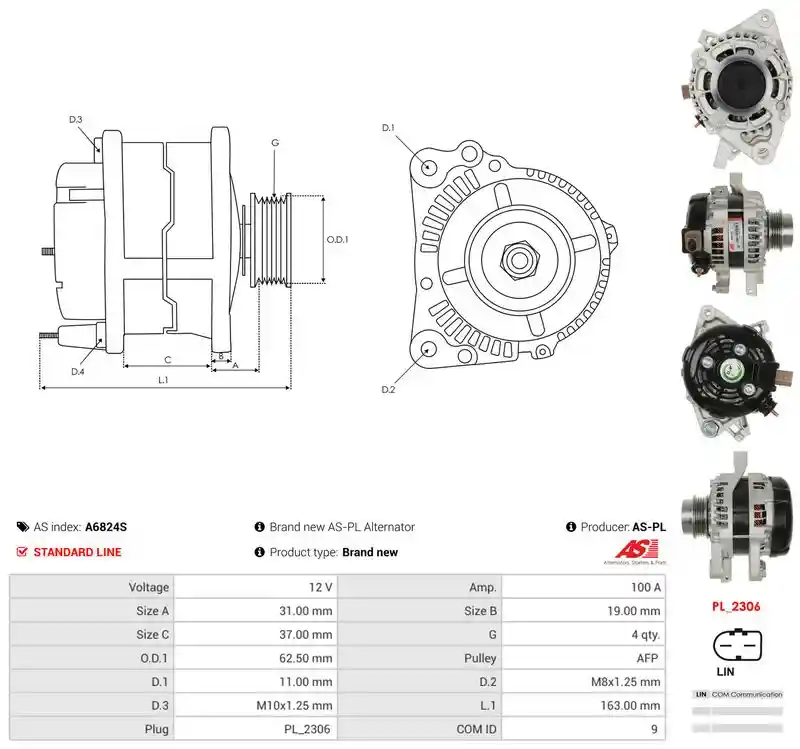 AS-PL A6824S