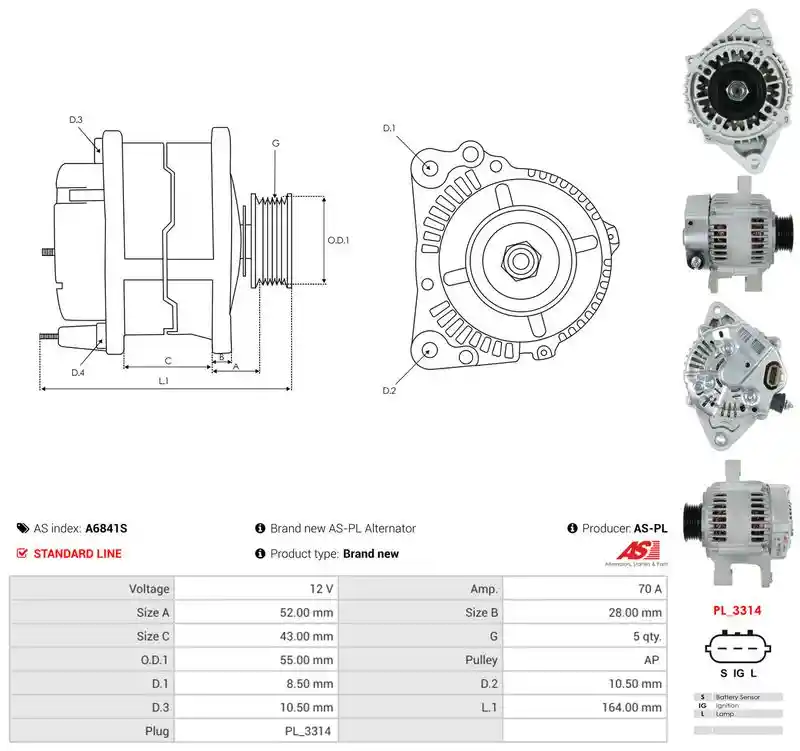 AS-PL A6841S