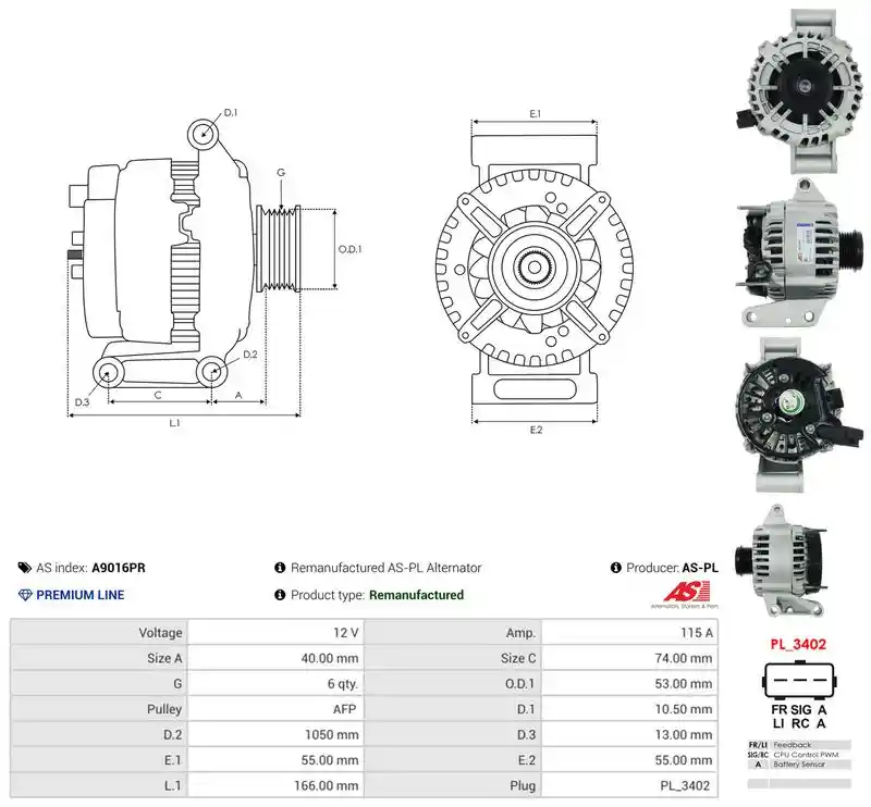 AS-PL A9016PR AS-PL A9016PR