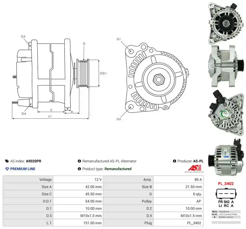AS-PL A9020PR AS-PL A9020PR
