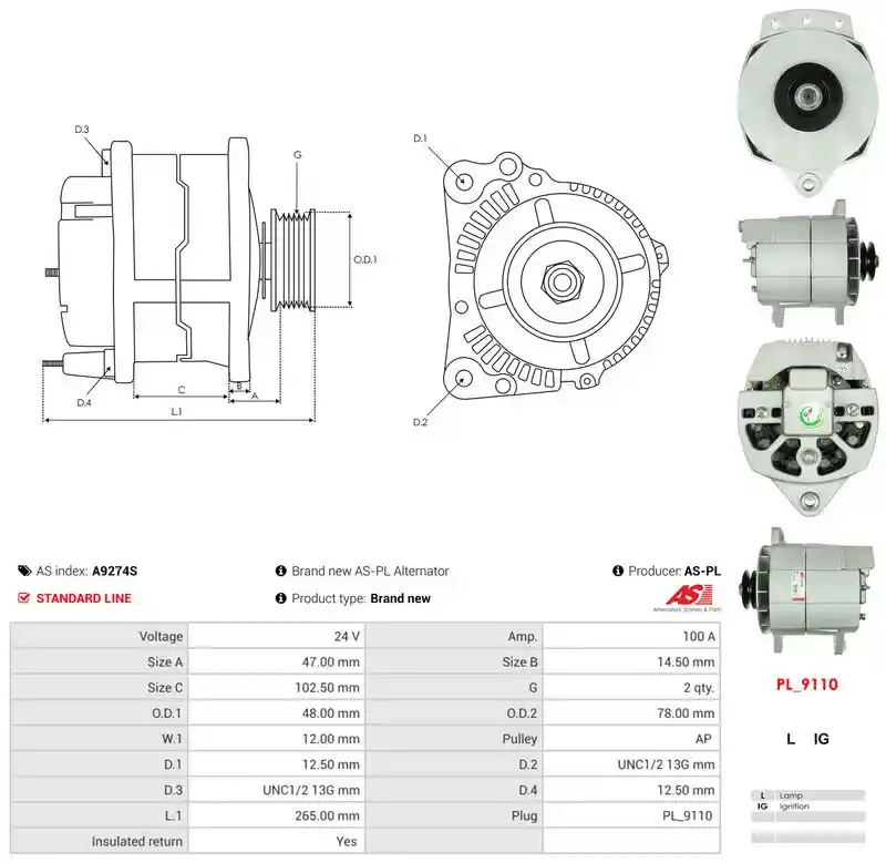 AS-PL A9274S