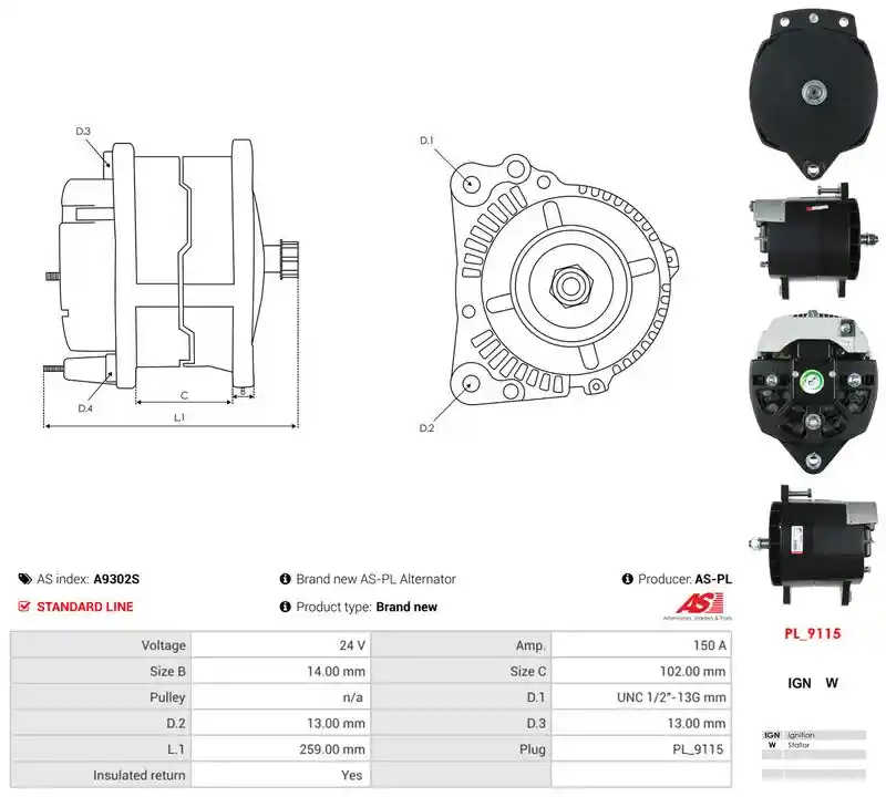 AS-PL A9302S