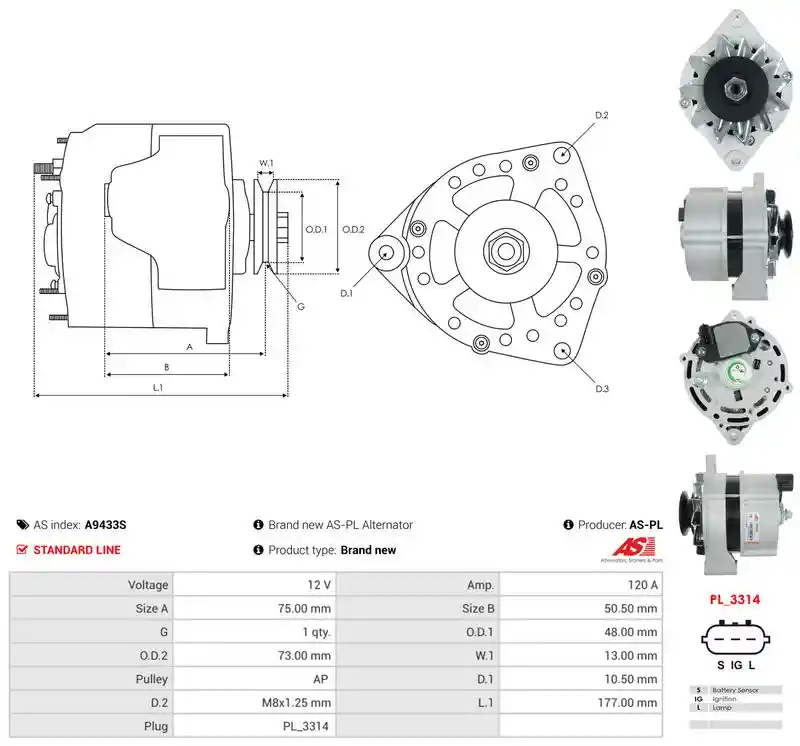 AS-PL A9433S